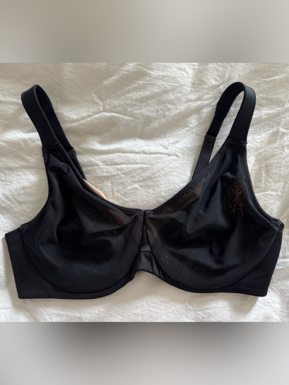 Spanx Black/Nude Unlined Bra